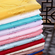 Pajamas Chinese Style Satin Jacquard Fabric for DIY Sewing Handmade Stage Costumes Homewear Dress Pajamas Clothing Fashion Material