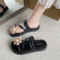 Women's Sandals,Summer Woman Orthopedic Comfy Premium Round Toe Sandals Hollow Out Hook-And-Loop Design,Flat Shoes Sandalias