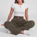 2026 Women's Loose Casual Sports High Waist Yoga Pants Breathable and Comfortable Versatile Trousers Women Wide Leg Sports Pants