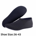1 Pair New Unisex Aqua Shoes Lightweight Rubber Sole Water Shoes Non-Slip Swim Socks for Swimming, Diving & Beach