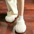 Fluffy Furry Slippers Women Lightweight Flat Heels Fur Slides Woman Autumn Winter Non Slip Home Floor Shoes 2026 New