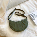 Women's Handbags Shoulder Bag Solid Color Corduroy Women's Hobos Shoulder Bag Retro Casual Female Crossbody Bags Ladies Daily Travel Handbags Messenger Bag