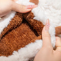 Women's Slippers House Women's Winter Slippers - Plush Fleece-Lined House Shoes, Warm Indoor/Outdoor Cotton Slippers with Non-Slip Sole