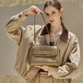 2026 Genuine Leather Soft Shoulder Crossbody Bag Women Underarm Commuter Tofu Bag Elegant Style