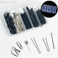 SSummer10】Vertical 5 Grid Transparent Eyelash Extension Storage Box - Glue Tweezer Holder Makeup Organizer with Cover【SS】