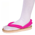 Large Size Japanese Anime Cosplay Shoes Clogs Sandals Flip Flops with Shoe Kimono Flip-flops Geta Slippers Halloween Performance
