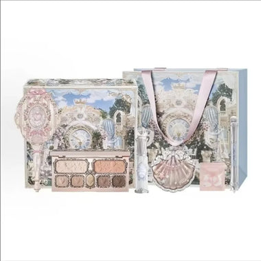 Flower Knows Flowery Tulip Gift Box Lip Gloss, Blush, Eyeshadow Makeup Set Mother's Day Gift