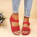 2025 New Sandals Shoes Women Soft Women's Sandals Slip on Open Toe Walking Shoes Slipper Party Footwear Female Zapatillas