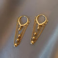 Fashion Hoop Earrings for Women 2023 New Korean Earrings Stainless Steel Jewelry Accessories