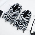 Winter Warm Soft Indoor Floor Slippers Couple Shoe Paw Funny Animal Christmas Monster Claw Plush Home Cotton Shoes for Men Women