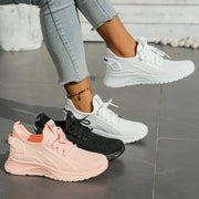 Women Shoes Casual Sneaker Fall New Fashion Leisure Sports Single Shoes Wholesale Cross-Border Factory Trend Fly Weaving