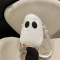 Cute Ghost Crossbody Bag Halloween Mini Shoulder Bag for Women Girls Kawaii Cartoon Purse Phone Coin Bag Fashion Handbag