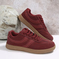 Retro Brown Platform Sneakers Women 2026 Flat Trend German Training Shoes Woman Plus Size 43 Thick Sole Vulcanize Shoes