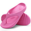 Kidmi Women Flat Sandals Women Slippers Outdoor Non-slip House Slippers Unisex Beach Slides Orthopedic Breath Soft Slippers