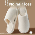 New Indoor Cotton Slippers Unisex Plush Home Shoes Anti-Slip Warm Silent for Men And Women Daily Casual Style Mat Slipper