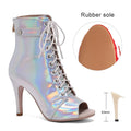 Women's Dance Shoes Ladies Latin Ballroom Dance Boots   Dance Shoes Boots Girls Sexy Stiletto Heels Fashion Salsa Party  Shoes