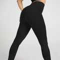 Sports Pants With Sexy Lines Lifting Buttocks Sports Tight Pants Women's High Waisted Elastic Fitness Pants Running Yoga Pants