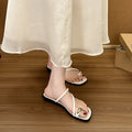 Fashionable Best Selling New Comfortable and Lightweight Women's Shoes Size 41 Summer Elegant Round Toe Casual Flat Slippers