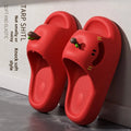 Cartoon Apple Thick Bottom Indoor Slippers Women Summer Soft Cloud EVA Home Slippers Woman's Cute Candy Color House Slides 2026