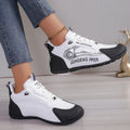 2024 Women with Waterproof Anti Slip Lace Up Shoes Trendy Trend Versatile Autumn Women Walking Outdoor Sneakers Zapatos De Mujer