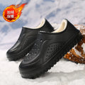 2026 New Unisex Winter Fleece-Lined Waterproof EVA Warm Home Slippers Large Size with Thick Soles for Indoor and Outdoor Use
