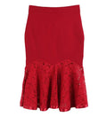 Women Summer New Casual Patchwork lolita Lace Pencil Skirt high waist skirt faldas plus size skirt