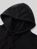 European and American Fashion Casual Sports Hooded Moon and Star Printed Sweatshirts Vintage Style Pullovers Clothes Female Y2k