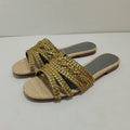 Bling Bling Rhinestone Decor Flat Slippers Women Open Toe Sandals Summer Slides Dress Shoes Party Wedding Slippers Women