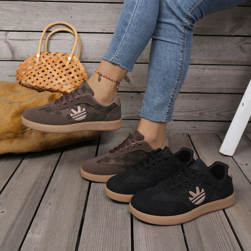 Women Fashion Sneakers Sexy Leopard Print Platform Sneakers Women Designer Soft Bottom Board Shoes Women Zapatillas De Deporte