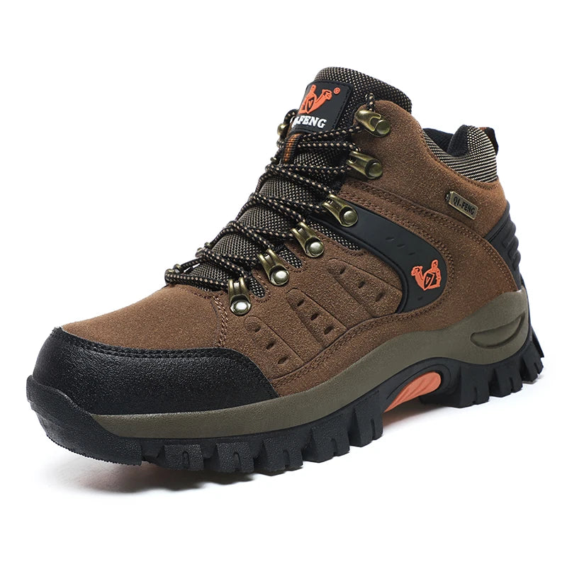 Women's Shoes Men's Hiking Outdoor Waterproof Hiking Boots Men's Women's Spring And Autumn Hiking Wear-resistant Mountain Sports Boots Hunting Sports Shoes