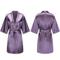 Women's Satin Robes Women's Pure Short Silky Robes Bridesmaid Bride Party Satin Robes Sleepwear