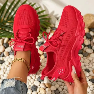 2026 Trend Women Dad Sneakers Breathable Mesh Upper Soft Cushion Platform Sole Lightweight Versatile Daily Walking Sports Shoes