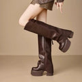 Long Tube Socks, Short Boots, Petite High Boots. New Autumn-winter Style, Niche and Retro Women's Boots.