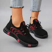 Spring and Autumn New Women's Casual Lace up Comfortable, Breathable, Lightweight and Wear-Resistant Sports Shoes