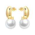 Original 2026 S925 Sterling Silver Zircon 18K Gold Lining Vintage Hoop Earrings for Women Birthday Party Wedding Gift Jewellery