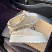 Women's Shoes 2025 New Women's Fur Slippers Dress Thick-soled Shoes Short Plush Comfortable Women's Cotton Shoes Designer Winter Snow Boots