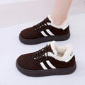 New Arrival Winter Women's Fleece-lined Casual Flats Shoes Waterproof Skid-proof Durable Comfortable Warm Women's Retro Shoes