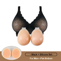 Women's Silicone Breast Pad ONEFEN Silicone Thicken Breast Pad Form With Bra Women's Fake Boob Enhancement Magnify Underwear 2-in-1 Small Chest Becomes Big