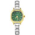 GEMOSA Minimalist Chic Design Women Men Squarel Quartz Watch Stainless Steel Strap Fashion Party Birthday Daily Perfect Gift