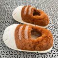 New Adorable Kitten Claw Slippers Women's Home Shoes Non Slip Furry Mules Female Fashion Warm Fluffy Slides Outdoor Cat Slippers