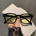 Sunglasses Women 2026 UV400 Vintage Rectangle Cat Eye PC Frame Orange Transparent Ladies Shades Unisex Lightweight HD Outdoor