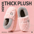 Winter Warm House Slippers for Men Women Cute Bear Plush Lining Indoor Shoes Thick Soft Sole Fuzzy Comfortable Home Footwear