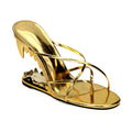 Fashion Super High Strange Heel Mules For Women Narrow Band Summer Slippers Sexy Night Club Party Shoes