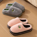 Cotton Slippers for Women Suitable for Home Use Indoor Anti Slip Confinement Shoes Thick Soled Warm for Couples Men Slippers