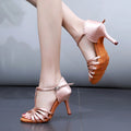 Latin Dance Shoes For Women Dancing Shoes Ladies Ballroom Tango Modern Shoes Standard Salsa Practice Training Heels 5/7.5/8.5cm