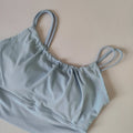 Women One Piece Mesh Fake Two Piece Sports Bra Shockproof Yoga Seamless Naked Feel Tank Top Running Training Fitness Vest