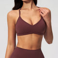 Women Sports Bra Women Yoga Bra Hanging Neck Sports Bra Gym Top Running Push Up Breathable Sports Underwear Women Fitness Bra Workout Top Women