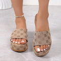Women Platform Slippers Women Shoes Designer Flat Sandals Outdoor Floral Sandals Ladies Beach Shoes Sandalias For women