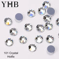 Shoes YHB Rhinestones For YHB High Quality Color Crystal AB Flatback Hotfix Rhinestones For Shoes Bags Fabric Garment Decoration DiY Jewelry Accessories