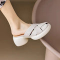 Shoes for Women Mules Slides Kawaii Woman Slippers Cute Sandals Height Outside Easy Wears Top Designs Waterproof Vip Casual Eva